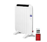 YOEVU Radiador eléctrico bajo consumo 4 elementos 900W de Pared o Pie