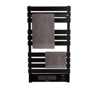 Yoevu Kit Radiador Toallero 500/1500W con Repisa Extra y Ganchos Negro