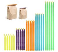 Yohtlfp 25 Piezas Pinzas Bolsas Alimentos, Pinzas Cocina Bolsas Clip de Cierre de Cocina Reutilizable de plástico para Embalaje de Cocina, Caramelos Aperitivos