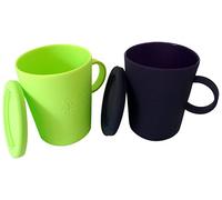 Yoko Design 1253 - Formas de siliconas para Tazas (7,3 x 9,5 x 9 cm, 2 Unidades), Color Verdes y Morado
