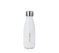 YOKO DESIGN 1336 - Botella isotérmica (Doble Pared, Acero Inoxidable, 19,8 x 6 x 6 cm), Acero Inoxidable, Blanco, 19,8x6x6 cm