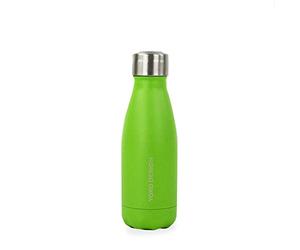 YOKO DESIGN 1336 - Botella isotérmica (Doble Pared, Acero Inoxidable, 19,8 x 6 x 6 cm), Color Verde