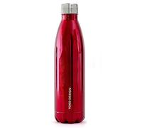 YOKO DESIGN 1336 - Botella isotérmica (Doble Pared, Acero Inoxidable), Acero Inoxidable, Rojo, 750 ml