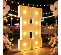 Yokqexz Letras y Números Luminosos Marquesina Fiesta y Cumpleaños