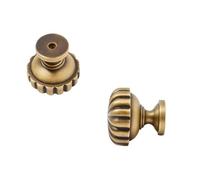 YONMLEDO Vintage Tiradores Armario 2pcs Antique Brass Cabinet Kitchen Pulls Knobs Vintage Drawers Dresser Pulls Furniture Knobs Cupboard Handles(30x30mm)