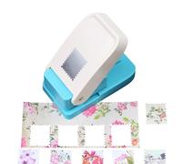 Yonuaret Perforadora Cuadrada,Portátil Multifuncional de Alta Resistencia,Cortadora De Papel Para Formas Y Perforadoras Para Manualidades - Para Cartón Scrapbook Sellos Sobres Etiquetas Tarjetas