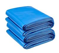 Yopappol Revestimiento Flexible para Estanque Azul, Membrana HDPE A Prueba De Humedad para Estanques Koi, Arroyos, Fuentes, Jardines Acuáticos Y Estanques De Cascada, Cortado A Medida(4x8m)