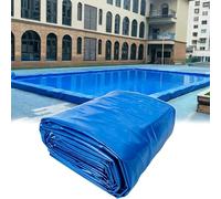 Yopappol Revestimiento Flexible para Estanques De HDPE Azul, 3x7m, 4x8m, 5x5m, 6x10m, Revestimientos Multiusos para Estanques, Membrana A Prueba De Fugas para Piscinas Personalizadas(6x12m)