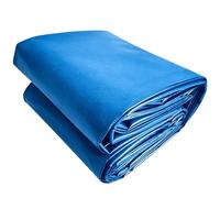 Yopappol Revestimiento Impermeable Azul para Estanques, 1x6m 4x5m 5x6m 6x12m 7x8m Lona Base, Membrana HDPE Reforzada con Película Selladora para Estanques De Peces Koi, Jardines Acuáticos(6x6m)