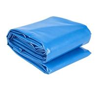 Yopappol Revestimiento para Estanque Azul De 7x10 M, Membrana Impermeable Multiusos para Piscinas, Estanques, Arroyos Y Fuentes, Revestimiento para Estanque De HDPE Base Fácil De Cortar(5x5m)