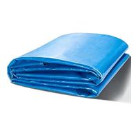 Yopappol Revestimiento para Estanque De HDPE Azul De Gran Tamaño, Membrana Impermeable Resistente De 15X20 Pies, Revestimiento para Estanque A Prueba De Pinchazos para Acuicultura(5x5m)