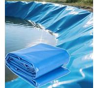 Yopappol Revestimiento para Estanques De HDPE Azul, 3x7m, 5x6m, 7x8m, 8x10m, 10x12m, Revestimiento para Estanques para Exteriores, Película De Sellado, Membrana A Prueba De Humedad(1x8m)