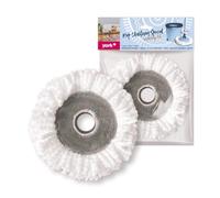 York Recambio de Mopa Circular de Microfibra Reciclada, 1 ud