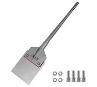 YOSIGHT SDS-Max - Broca de cincel raspador de suelo de 6 pulgadas, raspador de hoja de 6 pulgadas de ancho, broca de martillo de aleación de acero de 25 pulgadas de largo, herramientas de extracción
