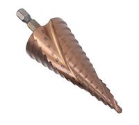 Yosoo Health Gear Broca Escalonada HSS Cobalto Ranura en Espiral Broca Escalonada 4-32 Mm 15 Pasos Cuchillas de Corte Dobles para Taladrar Escariado y Biselado en Metal Plástico