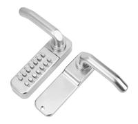 Yosoo Health Gear Cerradura Mecánica de Puerta, Cerradura de Entrada Sin Llave con Contraseña, Aleación de Zinc, para Uso Antirrobo, Sin Necesidad de Electricidad