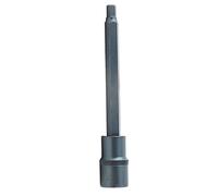 Yosoo Health Gear Dado Hexagonal de Acero de Aleación, Accesorio de Herramienta Manual Métrica de 140 Mm con Punta Biselada, Acabado Pavonado, Pared Interior Antideslizante para Uso de Reparación