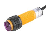 Yosoo Health Gear DC 3 Hilos PNP IR Fotoelectrico Distancia de Deteccion | Salida PNP de 3 cables, corriente de 300 mA, conectable a tacómetro o temporizador, para automatización industrial, alta