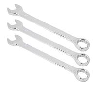 Yosoo Health Gear Llave Combinada Llave de Trinquete de Doble Cabeza de Acero Al Cromo Vanadio de 20 Mm con Superficie Pulida Resistente a la Oxidación Más Largo para Mantenimiento de Ensamblaje de