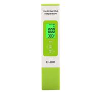 Yosoo Health Gear Medidor Digital 5 en 1 de Calidad del Agua, Probador Multifunción TDS EC para Salinidad, con Retroiluminación, para Piscinas, Acuarios y Agua Salada, Modelo C-100