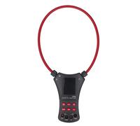 Yosoo Health Gear Pinza Amperimétrica Flexible, ABS Pinza Amperimétrica de CA 0 MA A 10000 A Almacenamiento de Datos USB Medición sin Contacto Bobina de 200 Mm para Pruebas de Paneles de Electricistas