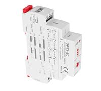Yosoo Health Gear Relé de Tiempo de Función Dual ABS Interruptor de relé de Tiempo de Retardo AC230V o AC24V DC24V Indicador LED 0.1s a 10 Días Ajustable para Control Remoto Comunicación Control