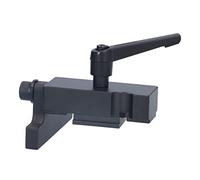 Yosoo Health Gear Tope de Guía de Inglete Aleación de Aluminio Tipo 45 Limitador de Canal de Carpintería 45 Mm Pista en T Manija Giratoria Bloqueo Fijación de Posicionamiento para Carpintería