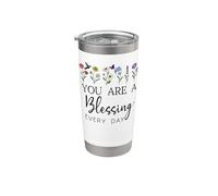 You Are a Blessing Irish Blessed Beyond Measure Christian Vaso térmico de acero inoxidable de doble pared