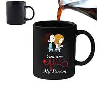 You are My Person - Juego de taza mágica de 11 oz con cambio de calor y caja de regalo, té, café, oficina, trabajo en casa