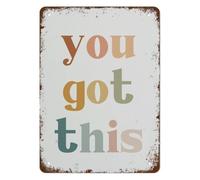 You Got This Metal Sign 12x8 Inch