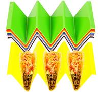 Youngever 9 Paquetes Soportes Grandes pare Tacos, Estilo Bandeja pare Tacos, Rejilla Superior Apta pare El Lavavajillas, Juegode 9 Colores Surtidos