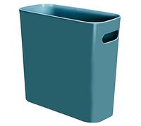 Youngever Bote de basura delgado de 5.5 litros, contenedor de basura de plástico reutilizable de 5.5 L, pequeño cubo de basura con asas para oficina en casa, sala de estar, sala de estudio, cocina,