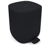 YourCasa Papelera Pequeña 5L - Diseño Moderno para Baño y WC - Cubo de Basura con Caixote Lixo - Basurero Negro