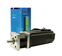 YPEZASDLW Freno de Engranaje planetario 12,5 NM NEMA34 Motor Paso a Circuito Cerrado 86HSEPGB150 y servocontrolador híbrido HSE86 2 Fases