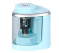 YQNISCU Sacapuntas eléctrico Sacapuntas automático de Escritorio Adecuado for lápices for Estudiantes Papelería de Oficina Escolar(Negro-1)(Blue-1)