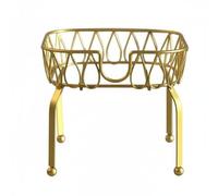 Yqqhrbm Soporte para Barril de Elaboración con Base Metálica Resistente Estructura Elevada Estilo Decorativo y Estabilidad Cuadrada Adecuado para Bodas, Dorado, Estante 8L