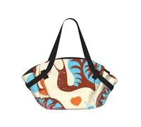 YQxwJL Manta de picnic y bolsa de mano 2 en 1 con estampado de caracol, alfombra de playa al aire libre de 94 cm, cubierta plegable para el suelo para acampar
