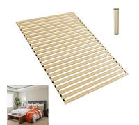 YRHome Somier enrollable de 140 x 200 cm - Estable somier de láminas con 23 listones, aprox. 2 cm de grosor, soporta hasta 300 kg - flexible, ahorra espacio y es transpirable, ideal para cama