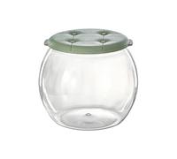 YROHGKPN Caja de almacenamiento transparente que funciona como asiento para un fácil acceso a los objetos de la sala de estar y el dormitorio. Seguro para niños, más fácil para el movimiento