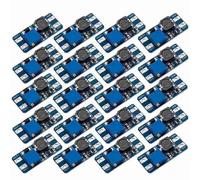 YRREATY Convertidor Elevador CC-CC de 20 Piezas, Módulo Ajustable de 2 A, Placa de Regulación de Voltaje, Voltaje de Entrada de 2 V A 24 V, Salida de 5 V A 28 V.