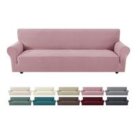 Ystyle Funda Sofa 4 Plazas con Brazos, Rosa Palo