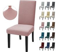 Ystyle Fundas Sillas De Comedor Pack 4, Funda Silla Moderna, Rosa Gery | Fundas Sillas Ajustables, Funda Para Sillas Elástica, Funda Para Silla, Funda Protectora Sillas, Fundas Decorativas Sillas