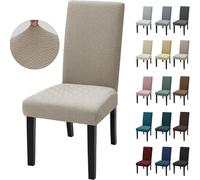 Ystyle Fundas Sillas De Comedor Pack 6, Funda Silla Moderna, Caqui | Fundas Sillas Ajustables, Funda Para Sillas Elástica, Funda Para Silla, Funda Protectora Sillas, Fundas Decorativas Sillas