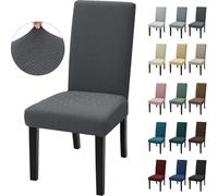 Ystyle Fundas Sillas De Comedor Pack 6, Funda Silla Moderna, Gris | Fundas Sillas Ajustables, Funda Para Sillas Elástica, Funda Para Silla, Funda Protectora Sillas, Fundas Decorativas Sillas