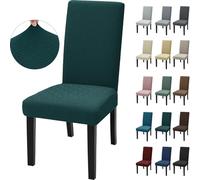 Ystyle Fundas Sillas De Comedor Pack 6, Funda Silla Moderna, Verde Oscuro | Fundas Sillas Ajustables, Funda Para Sillas Elástica, Funda Para Silla, Funda Protectora Sillas, Fundas Decorativas Sillas
