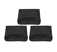 YsXoWiui 3x Funda para Respaldo de Silla de Salón de Belleza Protectora Impermeable de Vinilo Transparente Adecuada para