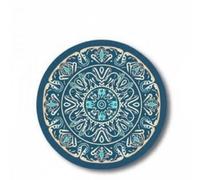Ysyqkn 4 Posavasos Redondos Aislantes con Diseño de Mandala, Antideslizantes Y Absorbentes para Tazas de Café Y Té. Protegen, 3 piezas
