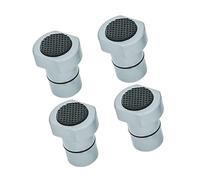 Ysyqkn Abrazadera de Banco de Madera, Abrazadera de Banco para Perros, Tope de Trabajo, Soporte de Aleación de Aluminio M8, Agarre Antideslizante, Adecuada P, 19 Mm 4pcs