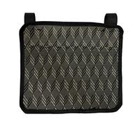 Ysyqkn Bolsa de Almacenamiento para Sillón Reclinable, Organizador Colgante para Silla de Jardín, Bolsillo Lateral, Bolsa de Tela para Revistas, Adecuada Par, celosía de Diamante