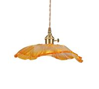 Ysyqkn Lámpara Colgante Moderna, Lámpara de Techo, Accesorios Decorativos, Pequeña, Lámpara, Naranja
